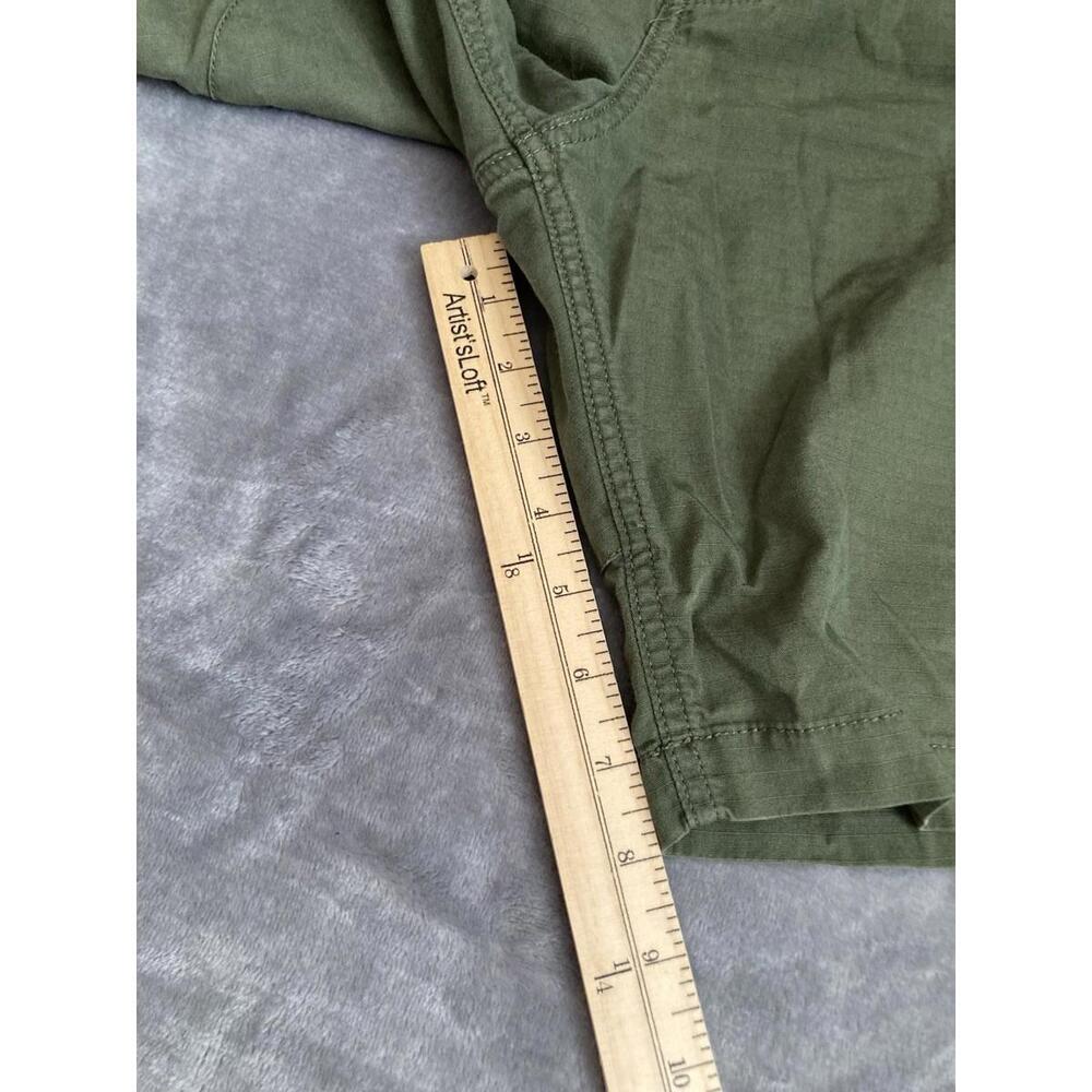 Topo Designs Cargo Shorts Army Green Button-Fly Heavyweight Sz Large 8" Inseam - Picture 9 of 9